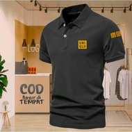 Summer UNIQLO Men's Polo Shirt Logo Gold Short Sleeves Quick Dry And Breathable For Men White Offici