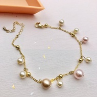 生日禮物/送禮【DIY材料包】B1.水晶珍珠手鍊|可選色(含教學影片)