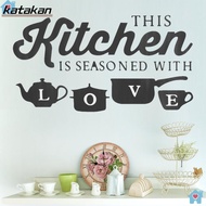 KATAKAN Removable PVC Wall Sticker, PVC 11.81 x 20.47in Cartoon Wall Sticker, Daily Wall Ornament bl