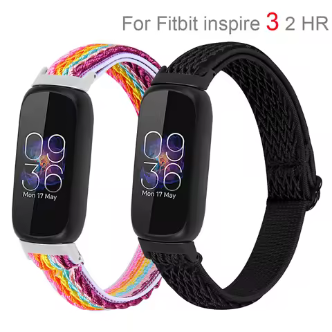 New Braided Nylon Band Loop For Fitbit inspire 3/2 Sports Elastic Watch Bracelet Strap For Fitbit in