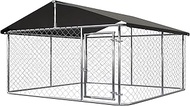 Outdoor Dog Enclosure Heavy Duty Dog Kennel House Mesh Dog Big Cage Pet Kennel Steel Fence with Secu