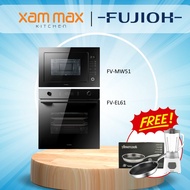 Fujioh - FV-MW51 - Black Electric Microwave Oven Grill / 25 Litre + FV-EL 61 GL - Electric Oven / Ov