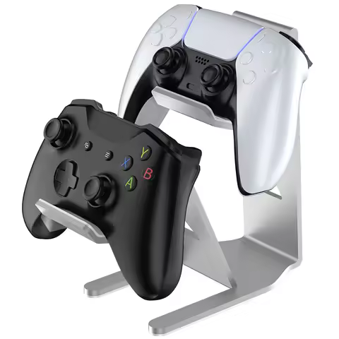 Controller Display Stand Space Saving Gamepad Controller Stand Dual Game Controller Stand Holder for