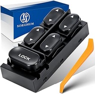 Sorghum Power Window Switch Driver Side - Master Window Switch Compatible with Ford Escort 1997-2002
