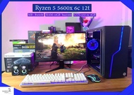 (ฟรีแถมเกม fivem)คอมแรงๆ เล่นเกมทำงานตัดต่อ Ryzen 5 5600x แรงเท่าi5เจน12