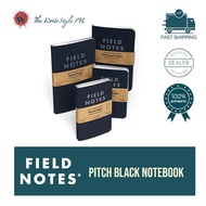 Field Notes Pitch Black Notebook Set of 2 Dot-Graph Ruled