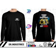 HONDA Long Sleeve T-Shirt JAZZ ENTHUSIAST GD3 REAR SERIES V2 Cotton Combed 30s NC DTF Screen Printin