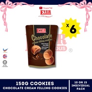 [BUNDLE OF 6] 150g Ever Delicious Chocolate Cream Filling Cookies - [HALAL CERTIFIED] - INDIVIDUALLY