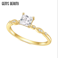 Gems Beauty Lab Alexandrite Engagement Rings Rose Gold Filled 925 Sterling Silver Wedding Bands Ring