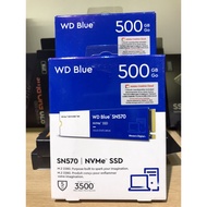 Ổ Cứng SSD 500GB WD Blue SN570 NVMe M2 PCIe Gen 3 x4 2280 (WDS500G3B0C) - BH 5 Năm