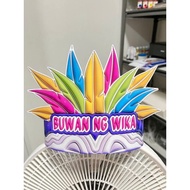Buwan ng Wika Head Dress |Laminated |Photo Paper