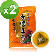 【天素食品】台灣豆干2包+香韻桂花烏龍茶2袋