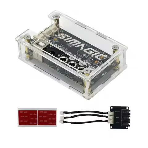 Simagic P2000-HCB Haptic Control Box for P-HPR Haptic Pedal Reactors and Transparent / White Crystal