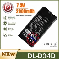 Battery for Aqara DL-D04D U200 U200lite U300 Smart Door Lock Rechargeable Battery  2000mAh 7.4V