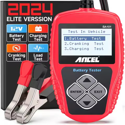 Car Battery Tester ANCEL BA101 12V Digital Automotive Batteries & Alternator Diagnostic Tool 100-200