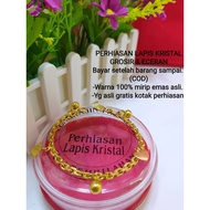 G9 Crystal Plated 24.k Plated Gold Bracelet