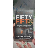 (Preloved UK trade paperback) FIFTY FIFTY by Steve Cavanagh thriller suspense mystery novel