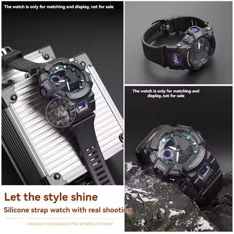 Watch Accessories For Casio GBA-900 Men's Strap Sports Waterproof Bracelet GBA 900 Resin Replacement