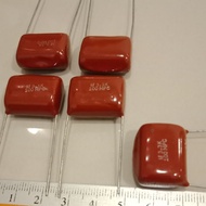 3.3UF 100V335=3.3UF (แพ็ค4ตัว)Cไมล่าญี่ปุ่น ขาห่าง 20มิล แท้-ใหม่ของดีจากญี่ปุ่นคุณภาพเต็ม100% 335K1