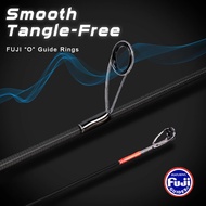 MIFINE Nano Jig Zero Spinning Rod Ultra-lightweight Fishing Rod 0.2-0.8g 1.68m/1.83m Fuji Rings MF A