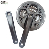 Efficient Triple Crankset Chainset for 79speed Bicycle MTB Hybrid Bike 42 34 24T