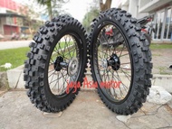 SEPAKET VELG TRAIL KLX150 D tracker 16-19 18-21 PLUS BAN