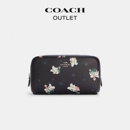 COACH/COACH Olay Female Bag Snowman Print Small Square Cosmetic Bag