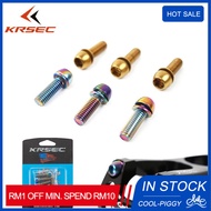 Titanium Stem Screw M6/M5 MTB Bike Titanium Plated MTB Bicycle Handlebar Stainless Steel Screw Cycle