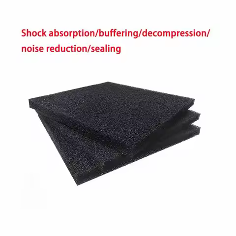 Polyurethane Dustproof Filter Cotton Porous Aperture Filter Sponge Air Compressor Breathable Filter 