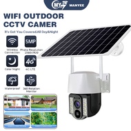MYEE 5MP WiFi Solar Outdoor PTZ CCTV IP66 Waterproof Battery Low Power Wifi Camera Wireless PTZ Camera Night