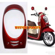 TAMENG DASI DEPAN HONDA SCOOPY FI 2013-2016 WARNA MERAH MARON / TAMENG DEPAN HONDA SCOOPY FI 2013-20