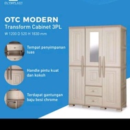LEMARI BAJU OTC MODERN 3 PINTU
