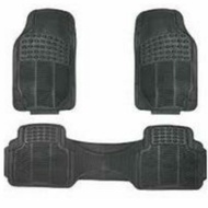 Triton DC 3-Piece 2-Row Car Rubber Mat