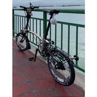 Lightweight Carbon + Al6061 Rack for Brompton L model ( with mudguard)- not for P/T line