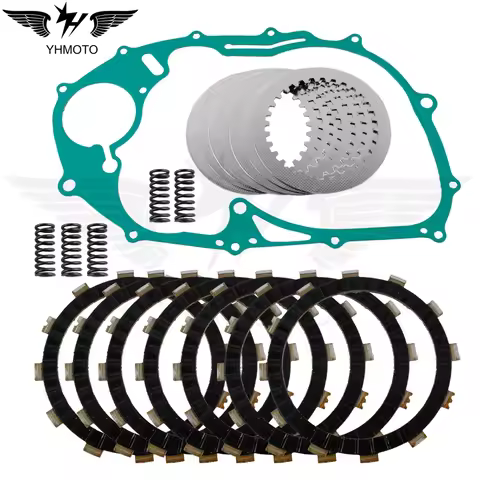 Motorcycle Replacement Clutch Kit Clutch Springs Matching Gasket For Yamaha V Star 650 XVS650 1998-2