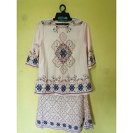Preloved Baju Kurung Moden Dress Kanak Kanak Baju Raya Kain Tak Panas 2023 Aidilfitri Corak Hari Ray