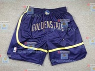 新款 JUST DON勇士宣告版深藍刺繡口袋球褲NBA刺繡運動短褲4 請認證hkpowerbuy.賣家 世界杯 運動褲 運動衫 套裝 籃球衫 比賽服