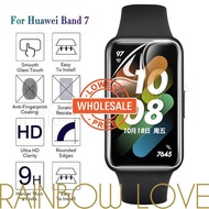 [Wholesale Prices]Soft TPU Hydrogel Film /Compatible With Huawei Band 7 /9D Curved Full Coverage Protective Film /Clear Anti-scratch HD Screen Protector /Smart Watch Accessories