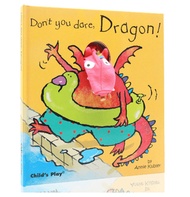 Child#39s Play Series Dont you dare, dragon! Young children#39s toys finger puppet book English picture book Genuine hardcover Liao Caixing book list Wu Minlan book