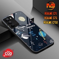 Realme C71 4G Case / C75 Latest/ C75X - Mitra Jaya - Fashion Case Magical Space Casing hp Case Softc