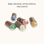 Ba9s LED Bulb, 24Vdc/240Vac (5pcs/pack)