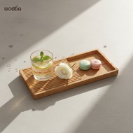 Ash Wood Slotted Wooden Serving Tray (size 35.4x15.4cm)