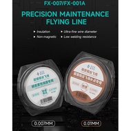 XZZ FX-007 FX-001A 200m Flying Wire Ultrafine Jumper Wire 0.007mm Silver/0.01mm Copper Jumper Wire F