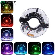 CHLIZ Bike Wheel Hub Lights, USB LED Rechargeable Colorful Bicycle Spoke Lights,  Waterproof Warning Safety Bicycle Lights