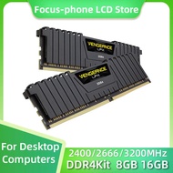 CORSAIR Vengeance LPX ชุด DDR4 8GB 16GB 3200MHZ 2400Mhz 2666Mhz PC4-25600 19200 MHZ DIMM Memoria 21300