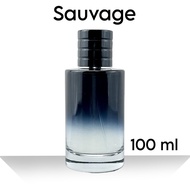 ขวดน้ำหอมสเปรย์ รุ่น Sauvage ซาเวจ สีกรมดำ(ขวดเปล่า) 100 ml