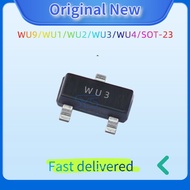 20pcs Original PESD3V3/5V2/12V/15V/24VS2UT Silk Printing WU9/WU1/WU2/WU3/WU4 Patch SOT23