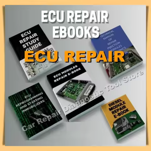 Fullset ECU Repair Manual PDF Study Guide ECU Modules Reprogramming Course for Car Truck Workshop Di