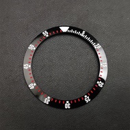 38mm Curved Ceramic Bezel Insert Ring Fit SKX007 SKX009 SRPD SUB Dive Watch Case NH35 NH36 Movement 