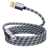 SNANSHI Printer Cable 25 ft USB Printer Cable USB A to USB B Cable Printer USB Cable Compatible with